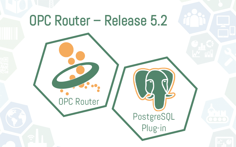 OPC Router 5.2 tulee PostgeSQL -Pluginilla