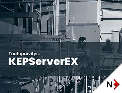 Kepware KEPServerEX tuotepäivitys