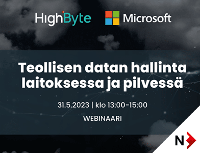 HighByte, Microsoft & Novotek webinaari datan paremmasta hallittavuudesta